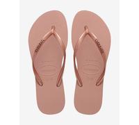 Infradito Havaianas Slim Logo Metallic beige dorato donna - 35-36
