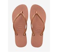 Sandali da spiaggia Slim beige dorati, Rosa 41/42 EU