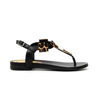 INFRADITO IN PELLE CON ACCESSORI QUADRATI IN CAVALLINO