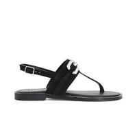 INFRADITO IN PELLE SCAMOSCIATA CON ACCESSORIO GIOIELLO