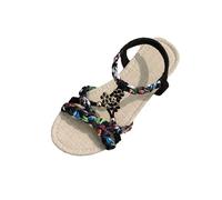 Infradito Mare con Zeppa,Sandali Donna estive Eleganti con Plateau Vale Verde Sughero Leggeri Memory Court Shoes Camminare Slippers Gioiello Ballet Flats Marrone Cinturino Slippers Non-Slip Pumps