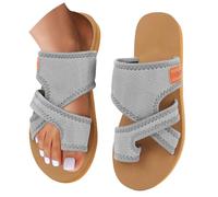 Infradito ortopediche da donna in rete traspirante, scarpe ortopediche comode, con supporto per arco plantare, sandali in rete con passante per la punta, infradito casual da spiaggia leggere, GY2