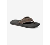 Quiksilver Monkey Abyss, Flip Flop da uomo, Marrone (sottopiede: nero / superiore: marrone), 40 EU