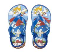 Infradito Sonic per bambini - Multicolore - Taglia 28/29 - Realizzate al 100% in EVA - Infradito con le dita - Stampa di Sonic, Tails e Knuckles - Prodotto originale disegnato in Spagna