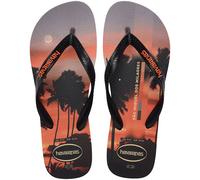 Havaianas Infradito da uomo HAV. Top Surfer I, Grigio Acciaio Nero Arancione Tramonto, 39/40