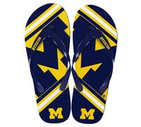 Infradito Unisex Con Grande Logo Dei Michigan Wolverines Media (W 9-10/M 7-8)
