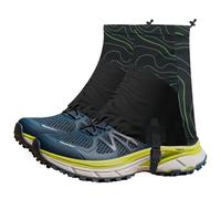 Infreecs Trail Low Gaiters - Ghette per scarpe da trail running, unisex, impermeabili, per corsa, traspiranti, basse, con protezione antiscivolo e ganci, perfette per escursioni, attività all'aperto