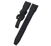 INFRI Cinturino per orologio da polso in nylon intrecciato con fibbia, adatto per IWC Pilot Mark Portugieser Portofino Bracciale, 22mm, Agata