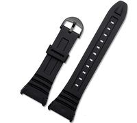INFRI Per 3239 W-96H-1A 2A 9A cinturino in silicone speciale accessori catena orologio elettronico nero, 18mm