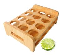 INFTYLE Set di bicchierini da shot con vassoio con 12 fori, organizer per tequila, whisky, brandy, vodka, rum, feste, club, bar, casa, spiriti, degustazione (solo vassoio, tazze non incluse)