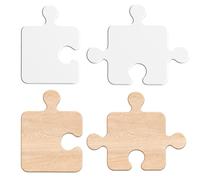 INFUNLY 2 Pezzi Puzzle Modelli Per Fresa Acrilica Puzzle Forma Trasparente Angolato Curvo Copia Strumento Maniglia Modello Tagliere 4.3"X5.9"/7.9"X5.9" Spessore Salsiccia Inlay Modelli