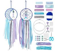 INFUNLY 2 set acchiappasogni a sirena kit fai da te per realizzare acchiappasogni acchiappasogni fatti a mano boho per bambini decorazioni da parete per camerette ragazze da appendere alla cameretta