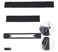 INFUNLY 4 pz/set base in pelle nera Shaper WOC Bag Base Shaper resistente all'usura rettangolare pochette inferiore pad base in feltro Shaper Saver borsa catena foglio protettivo per portafoglio su