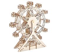 INFUNLY Puzzle di Legno Ruota Panoramica 3D Kit Modello Fai da Te per Adulti Kit Artigianali in Legno Puzzle Educativo Costruzione Progetto Stelo per Il Regalo di Compleanno