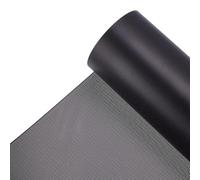 INFUNLY Rete per occhi nera personalizzata da 3,5 m/3,83 m PVC impermeabile stampabile rete per occhi 0,22 mm di spessore foro 0,5 mm foglio di tela di plastica per oggetti di scena cosplay fursuits