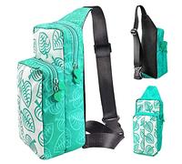 INFURIDER Portatile Borsa a Tracolla Zaino Custodia Protettiva per Nintendo Switch, Fashion Leaf Crossing Impermeabile Borsa da Viaggio, per Nintendo Switch Accessories