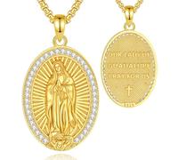 INFUSEU Collana della Dea della Luna Tripla in Argento 925 Ciondolo Magico Pagano Wiccan Dea Ecate Lilith Amuleto Gioielli di Protezione per Donne Uomini
