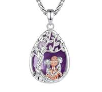 INFUSEU Regalo Mamma Collana, Mamma E Figlia Cuore Gioielli L'albero della vita Ciondolo Chiama Regalo Per La Festa Della Mammas