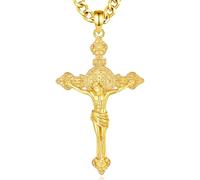 INFUSEU St. Christophe/st. Michel/st. Benoît/saint Jude//médaille De La Vierge Marie Croix Jésus 7 Sceaux D'archange Pendentif En Argent Sterling 925 pour Hommes Amulettes Religieuses Saintes