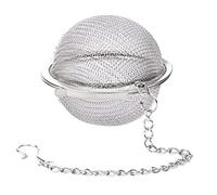 Infuseur Boule À Thé Rotative - Boule À Thé Infuseur Ultra-Fin En Acier | Passoire À Avec Longue Chaîne Et Bac | Boul Filtrante En Acier Inoxydable | Tamis À À Mailles Fines Pour Café Matcha,