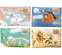 Infusi Samarcanda Lettere Dedica 4 Buste da 40 gr Infuso dei Sogni,della Gioia,dell' Amore,dell' Amicizia Perfette Ogni Occasione Idea Regalo