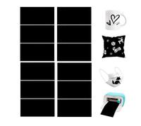 Infusible Transfer Ink Sheets per Cricut Joy 12 pezzi/set di pellicole Infusible Ink, 11,5 x 30,5 cm, carta sublimazione, foglio di inchiostro per pressa termica per magliette fai da te, tazza, tela