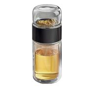 Infusifie Tea Infuser Bottle 2025 New | Glass & 304 Stainless Steel, 280-420ml | 3-in-1 Smart Tea Maker For Loose Leaf Ţea | Portable Travel Ťea Cup With Infuser For Home & Travel