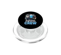Infusion Crew Infermiere Squadra Terapia Infermieristica Medico registrato PopSockets PopGrip per MagSafe