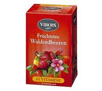 Infuso alla Frutta gusto Fragola di bosco 15 bustine di tè - Viropa