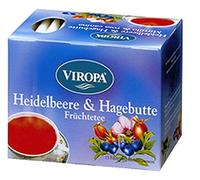 Infuso alla Frutta Mirtillo & Rosa Canina 15 bustine di tè - Viropa