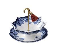 Infuso di tè in ceramica con motivo delicato, forma di ombrello in porcellana resistente, per gli amanti del tè culturale unico