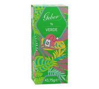 Infuso per tisane Confezione da 25 Filtri THE VERDE, GEBER