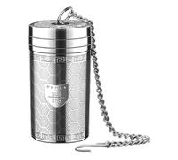 Infusor - Teestrab per tés sciolti | Infusore di Tese in acciaio inox con coperchio filettato | Colorador di con gancio a catena esteso, supporto per allentamenti, filtri per T -é Neg
