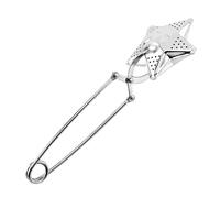 Infusore a cucchiaino da tè, con manico lungo, cucchiaio a rete in acciaio inox per tisane sfuse, spezie per gelsomino, perle di tè al gelsomino, filtro per foglie e erbe, spremere la frutta