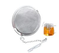 Infusore A Da Tè In Acciaio Inossidabile - Filtro Da Tè A Foglie Sciolte | Serratore A Twist-palpestro Con Catena Sospesa | Tè In Rete Riutilizzabile Più Ripido Per Birra Sicura E Salutare
