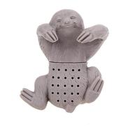 Infusore a Forma di Bradipo 4358 plastica siliconata Tisane camomilla colino. Media Wave Store ®