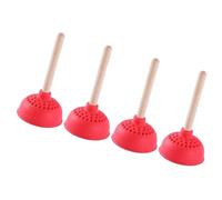Infusore compatto per tè in silicone e legno Stili unici a stantuffo per un rapido utilizzo in ambienti interni esterni Infusore per tè domestico facile da preparare
