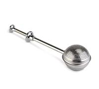 Infusore da tè a forma di sfera in acciaio inox colino da tè stile push infusore per tè colino infusore per tè strumento Durabilità