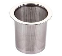 Infusore da tè da 7 cm, in acciaio 304, con rete extra fine per foglie sciolte, riutilizzabile, si adatta alla maggior parte delle tazze, tazze o teiere, facile da pulire, confezione da 1