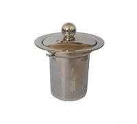 Infusore da tè in acciaio inox, ideale per filtrare foglie e spezie per teiere (S-62,5 mm)