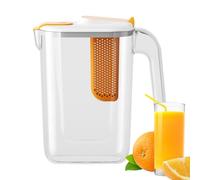 Infusore per d'acqua - Dispenser resistente al calore da 2600 ml, contenitore per bevande con infuso di aromi, accessorio per tè freddo e acqua calda, con cestello per infusore rimovibile | Uso