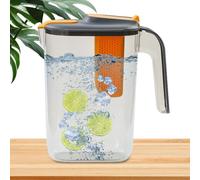 Infusore per d'acqua per frutta - per acqua con infusore per frutta, brocche per infusione grandi da 2600 ml | Brocche per infusori | Broccaa per resistente al calore |