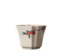 Infusore per il Tè Tazza da caffè da viaggio Tazza da maestro sotto smalto dipinta a mano Tazza singola in ceramica Kung Fu Tazza da tè cinese Tazza da tè Arte del tè Tazza da bere Tazze da Tè(A)