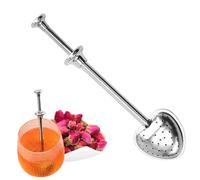 Infusore Per Il Tè,Utensile da Cucina con Manico Lungo e Lavabile in Lavastoviglie,Filtro di Tè con Maglia Sottile - Adatto a Lavoro, Avventura, Viaggi, Campeggio, Barbecue, Appartamento e Dormitorio