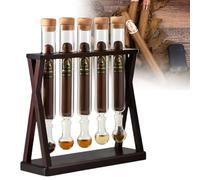 Infusore per sigari e supporto per l'invecchiamento, infusione di vapore per 5-7 giorni con camere di vetro, monitor di temperatura e umidità, display per degustazione sociale
