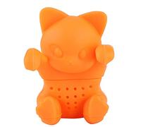 Infusore per tè a forma di gatto, infusore per foglie sfuse, simpatico filtro per foglie di tè sfuso, filtro per uso alimentare, infusore per tè in silicone riutilizzabile, accessorio per l'home offic