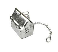 Infusore per tè a forma di piccola casa Colino da tè in fogli mobili Filtro per spezie riutilizzabile in acciaio inossidabile multifunzionale, splendido incantevole.