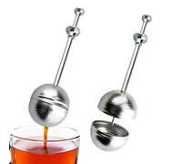 Infusore per Tè - Acciaio Inossidabile 2 Pezzi Setaccio Shaker A,Filtro Per Tè Per Farina Da Forno - Per Caffè Cibo Casa Ufficio Viaggio Cucina Campeggio Amanti del Bevitori