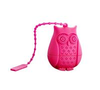 Infusore per tè creativo in silicone, filtro da tè a forma di gufo animale, per diffusore sfuso in foglie di tè