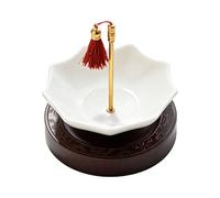 Infusore per tè, design ombrello, filtro in ceramica con supporto | Infusore da tè per foglie sfuse, per cucinare, cuocere, cocktail, preparazione del latte, migliora il sapore
